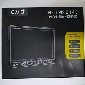 [미사용/풀박스] Elvid 엘비드 7인치 4K 프리뷰 모니터 촬영 보조모니터 이미지