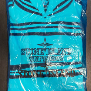 [L] 슈프림x스톤아일랜드 워프 스트라이프 후드 스웨트셔츠 화이트 이미지