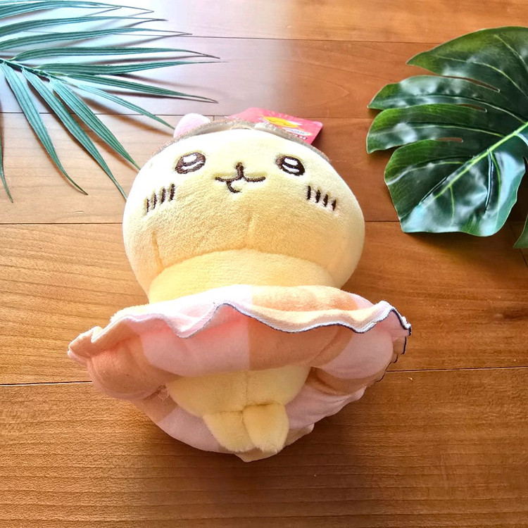 (새상품) 먼작귀 튜브타는 우사기 키링 인형 이미지