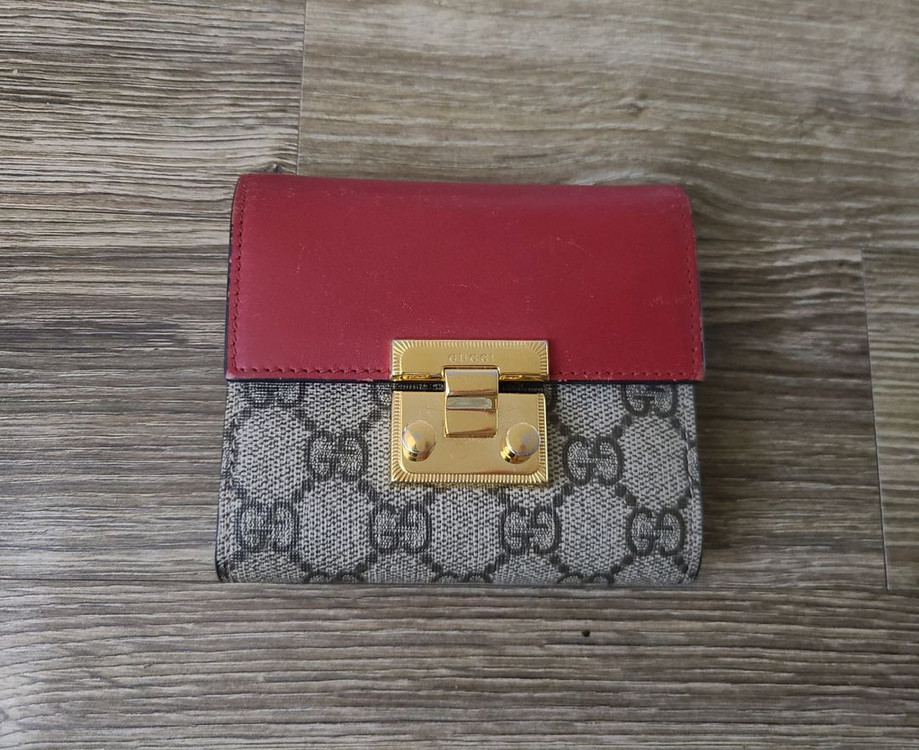 구찌 패드락 반지갑 명품지갑반지갑프라다디올셀린느샤넬톰브라운고야드에르메스생로랑 이미지