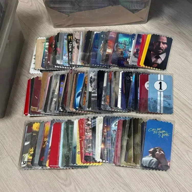 슈퍼마리오 4DX포스터 아트카드 필름마크 버섯왕국 스티커뱃지 오리지널티켓 이미지