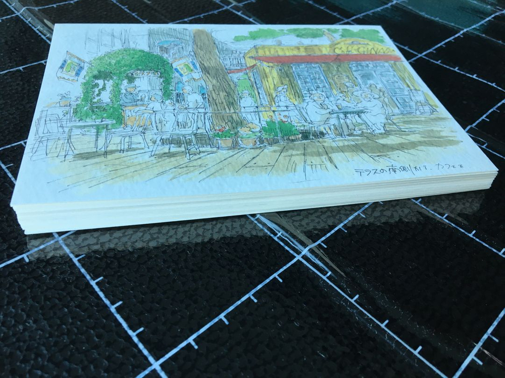 지브리 뮤지엄 미술관 한정 판매 포스트 카드 엽서 토토로 나우시카 이미지