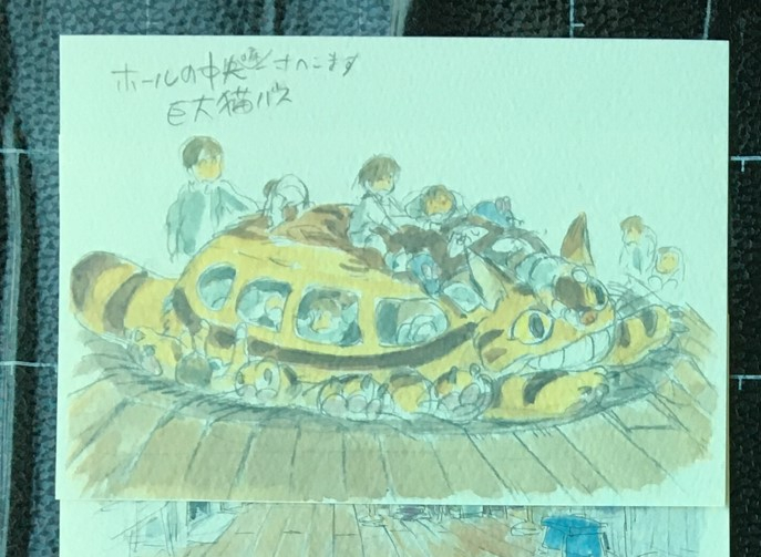 지브리 뮤지엄 미술관 한정 판매 포스트 카드 엽서 토토로 나우시카 이미지