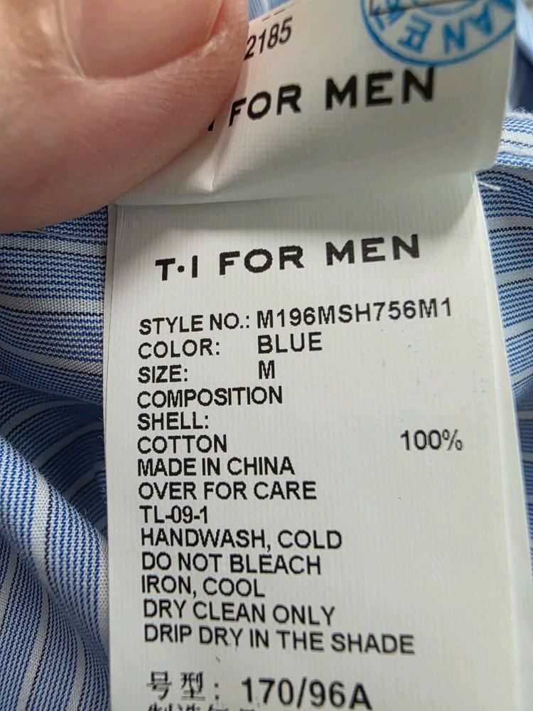티아이포맨 셔츠 (남녀공용 (새상품 이미지