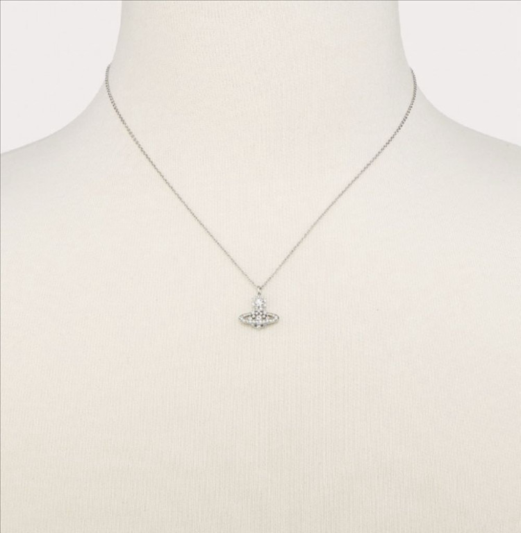 비비안웨스트우드 목걸이 실버 나르시사 펜던트 이미지