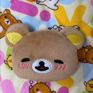 리락쿠마 봉제인형 뱃지 [일본정품 새상품] 이미지