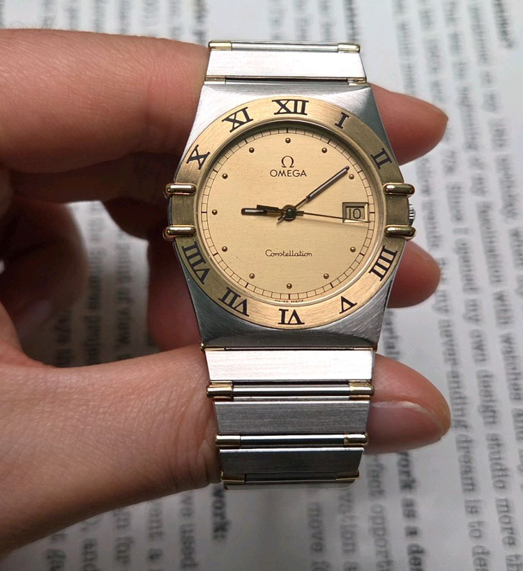 빈티지 오메가 컨스틸레이션 샴골판 골드콤비 하프바 쿼츠 브레이슬릿 ver. 이미지