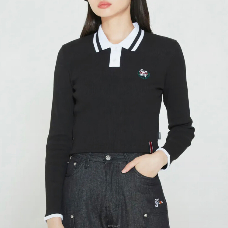 로맨틱크라운(RWTCRW) 카라 티 55-66 새상품 이미지