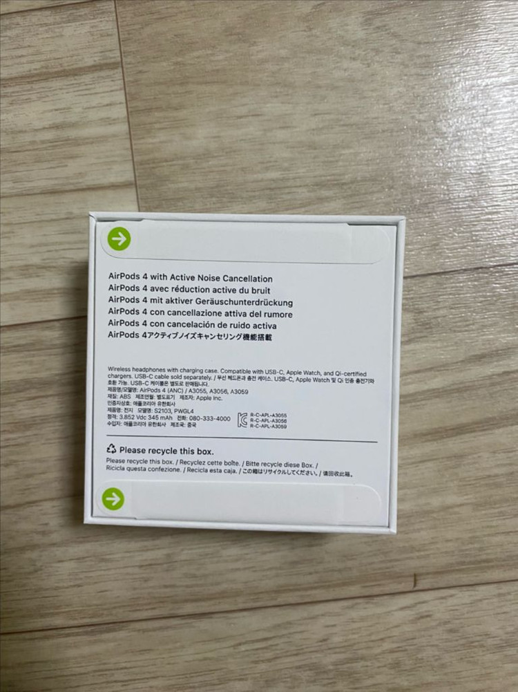 에어팟 4 노이즈캔슬링 O 미개봉 이미지