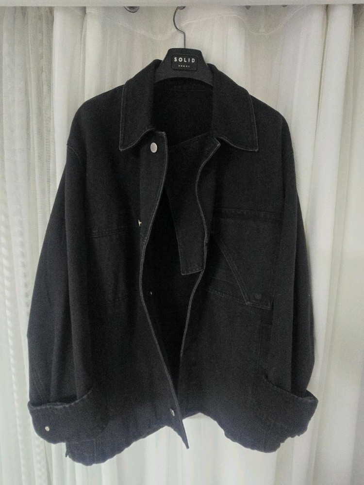 솔리드옴므데님 셔츠 자켓 이미지