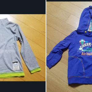 티셔츠 120사이즈 두장 다해서 5천원 이미지