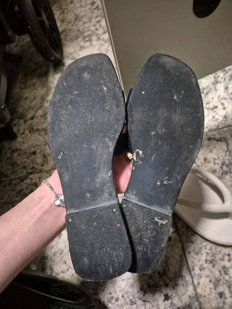24년 에르메스 오란 데님 슬리퍼 37 이미지