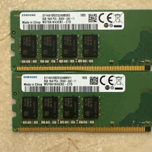 삼성 DDR4 8GB PC4-2666V 램 2개 이미지