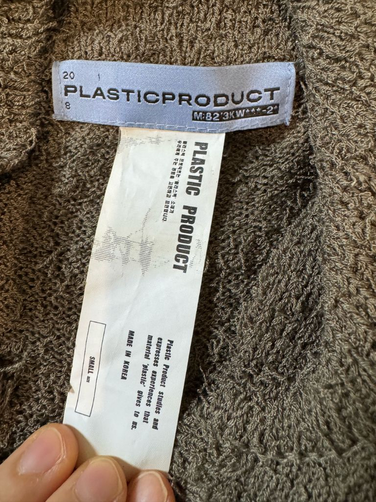 plastic product 플라스틱프로덕트 폴로 니트 이미지
