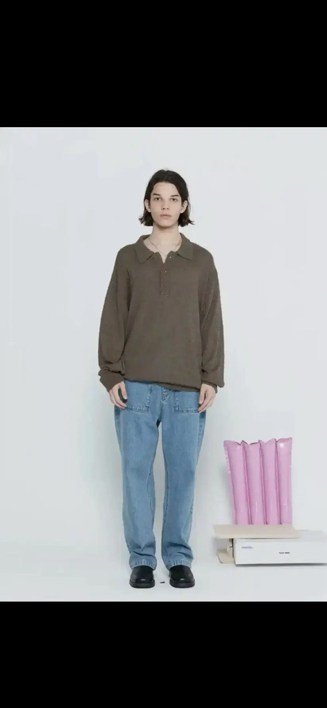 plastic product 플라스틱프로덕트 폴로 니트 이미지