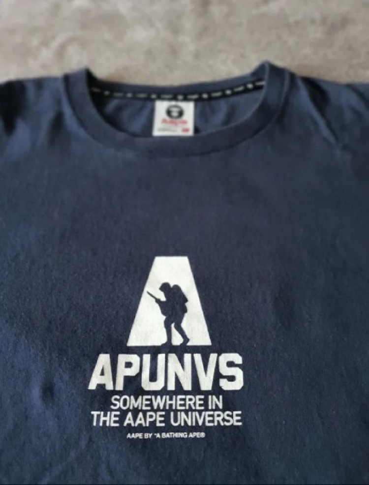 일본 정품 AAPE 에이프 반팔티셔츠 XL 이미지
