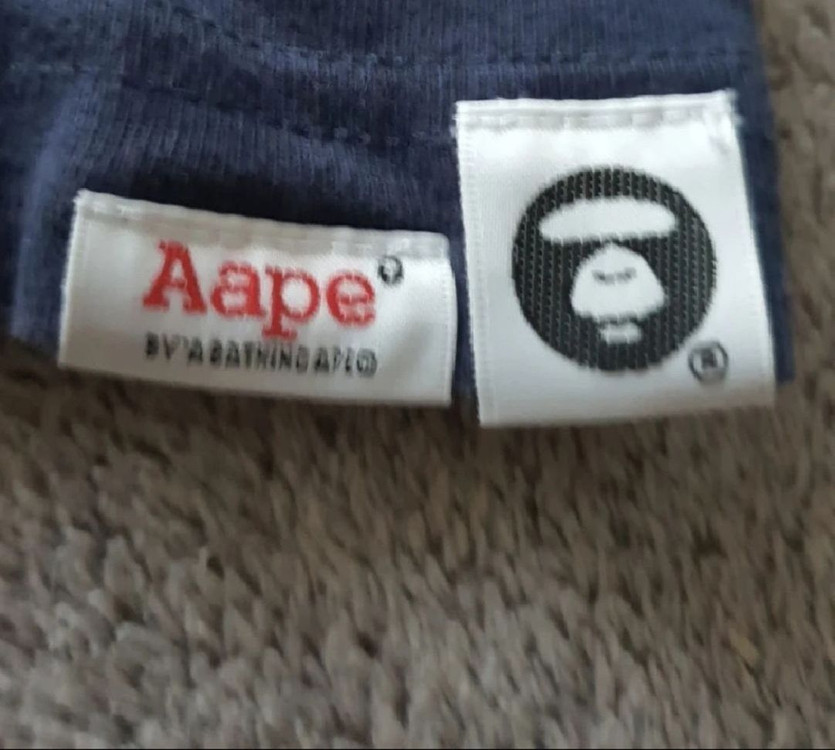 일본 정품 AAPE 에이프 반팔티셔츠 XL 이미지