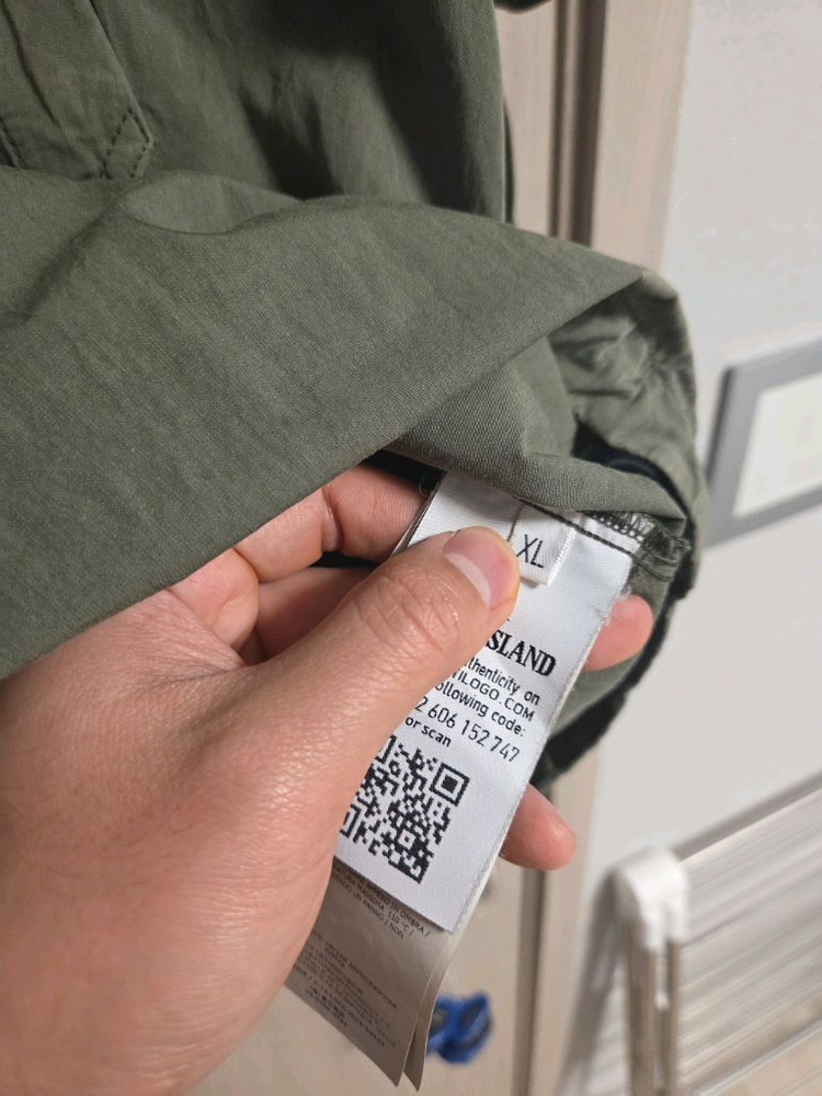 [XL]스톤아일랜드 후드 아노락 올리브 그린 이미지