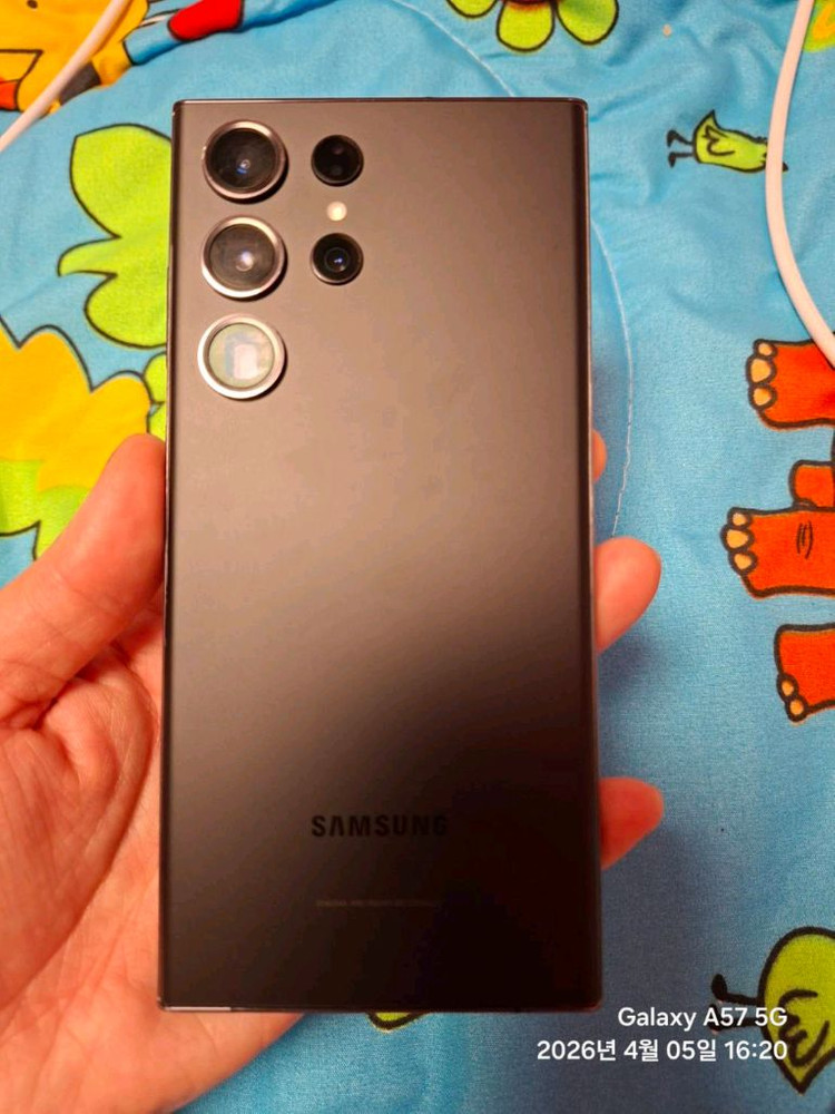 갤럭시 S23울트라 블랙 512자급제 a급(올갈이 교환비용 포함) 이미지