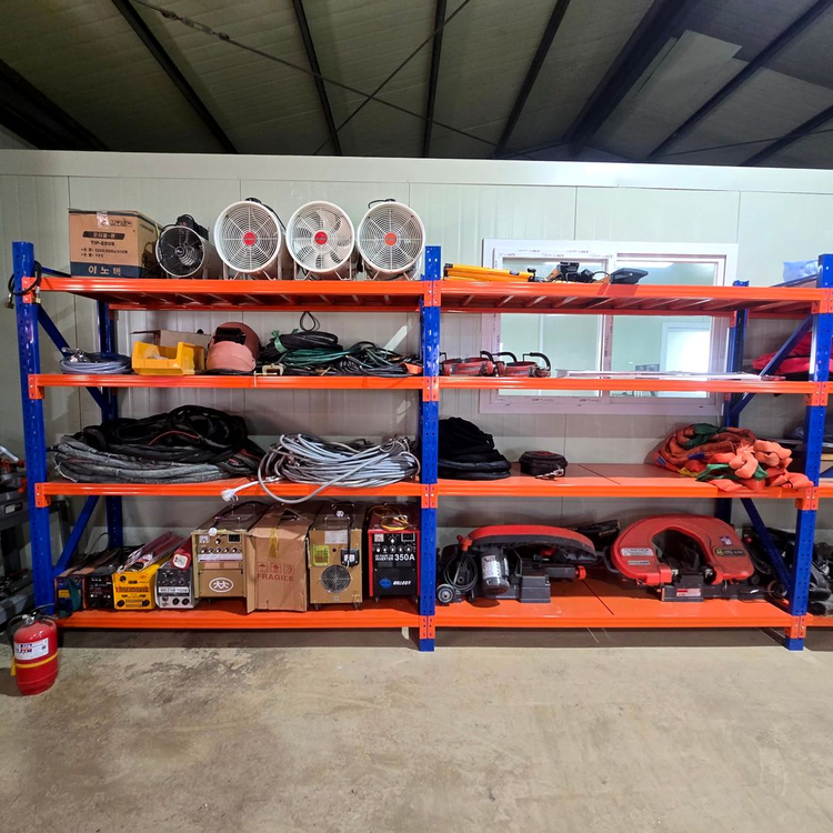 철제앵글 무볼트앵글 농림창고용 앵글 철제선반 중량랙 새제품 고릴라랙 이미지