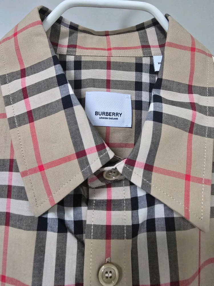 체크 포플린 셔츠 이미지