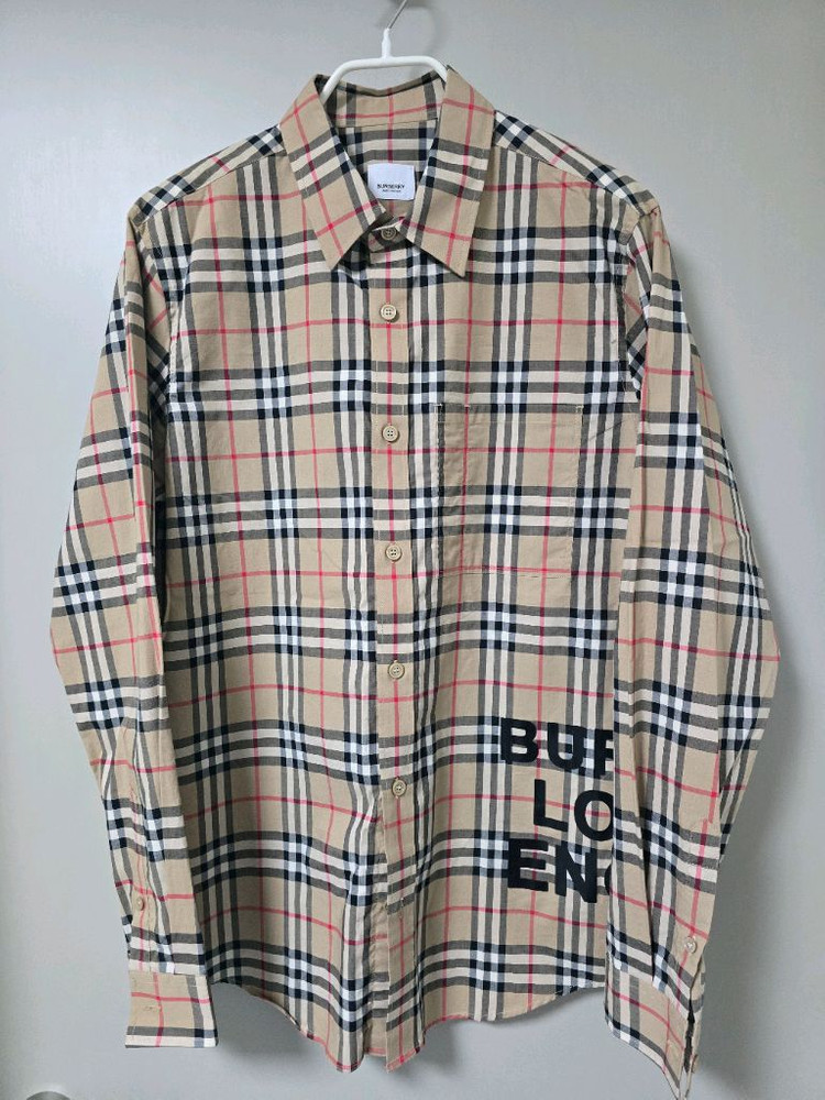 체크 포플린 셔츠 이미지