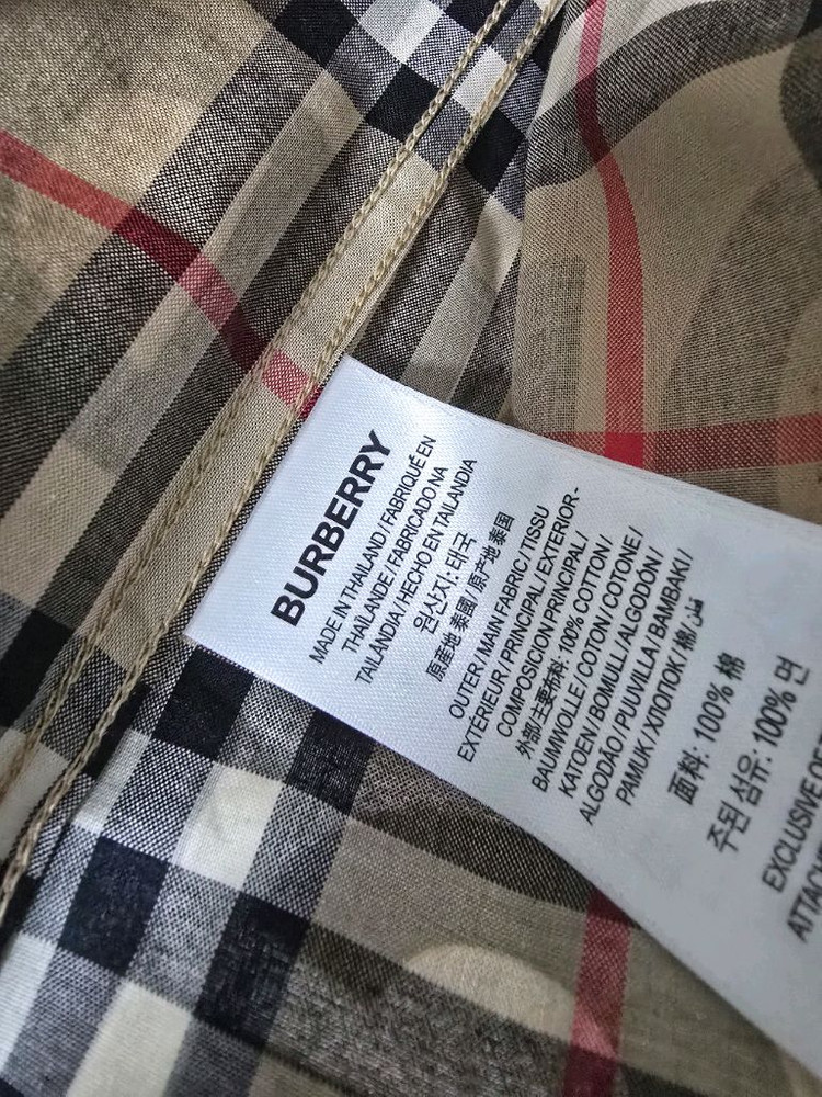 체크 포플린 셔츠 이미지