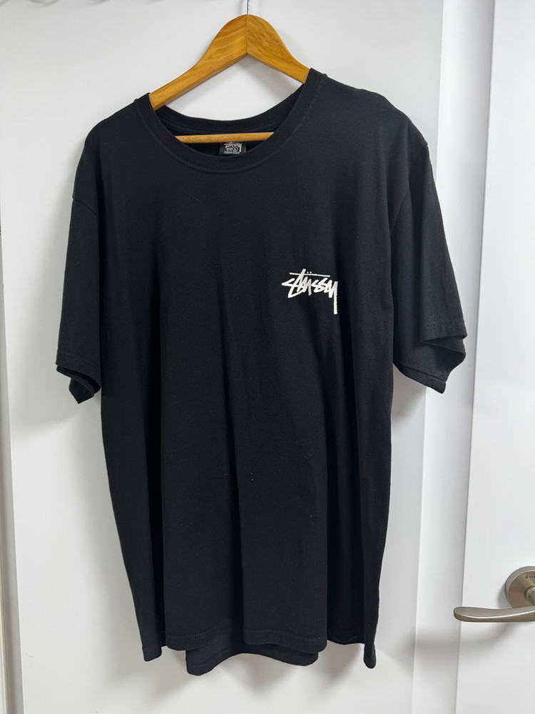 스투시 리플렉션 자수정 반팔 티셔츠 블랙 L 사이즈 팝니다. Stussy 이미지