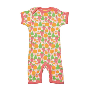 (새상품) 26s 던스 핑크딸기 썸머수트 86사이즈 쇼핑백 포함 이미지