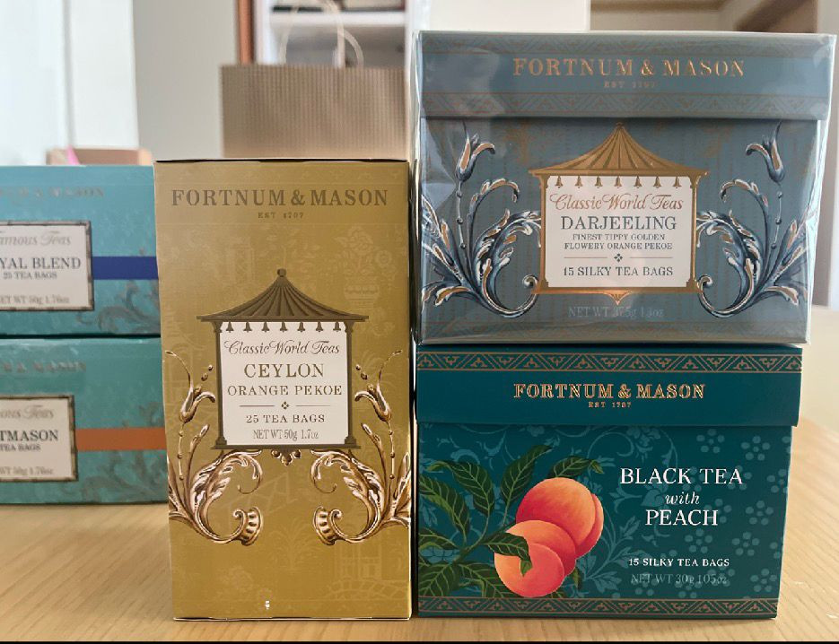 포트넘 앤 메이슨 티 및 쿠키(홍차|디카페인|티백) 이미지