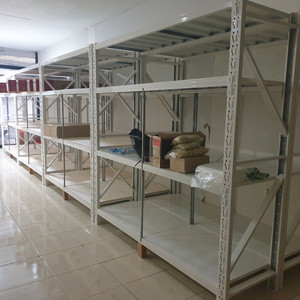 진열용 쇼핑몰랙 고릴라랙 창고랙 철제선반 무볼트 중량랙 철제앵글 이미지