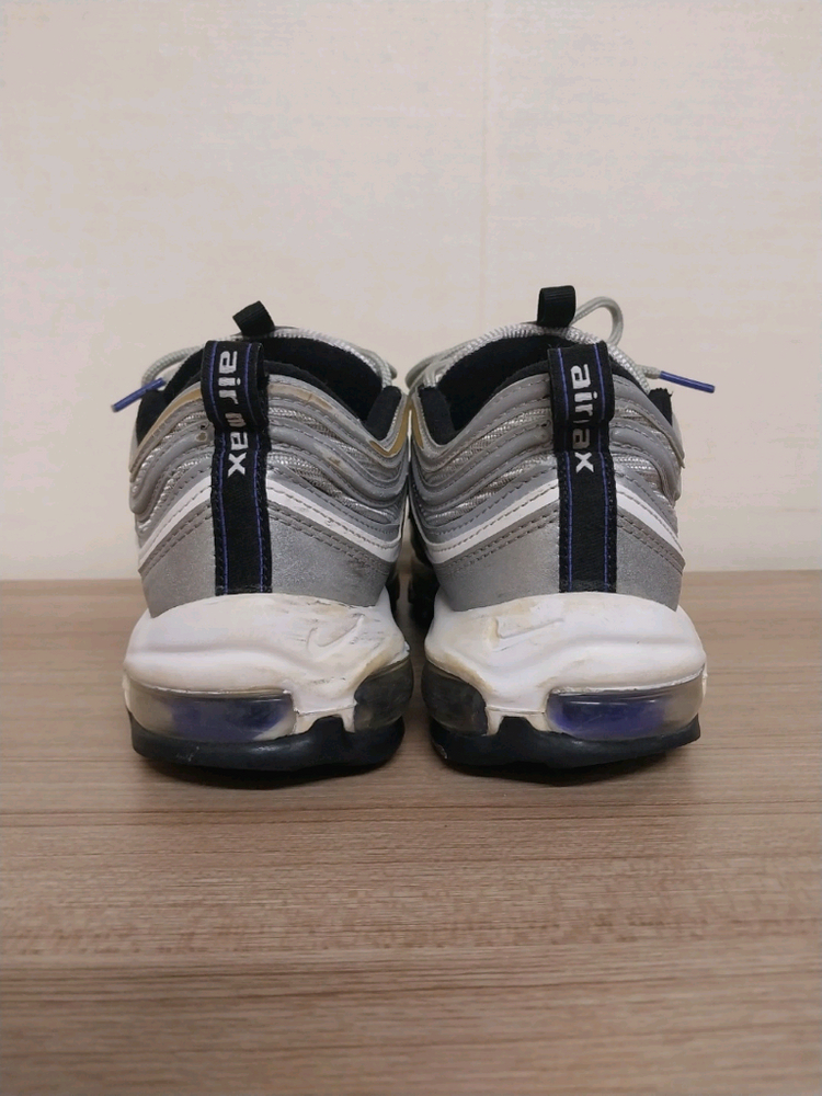 남성 나이키 에어맥스 97 메탈릭실버 페르시안 바이올렛 운동화 (260) 이미지