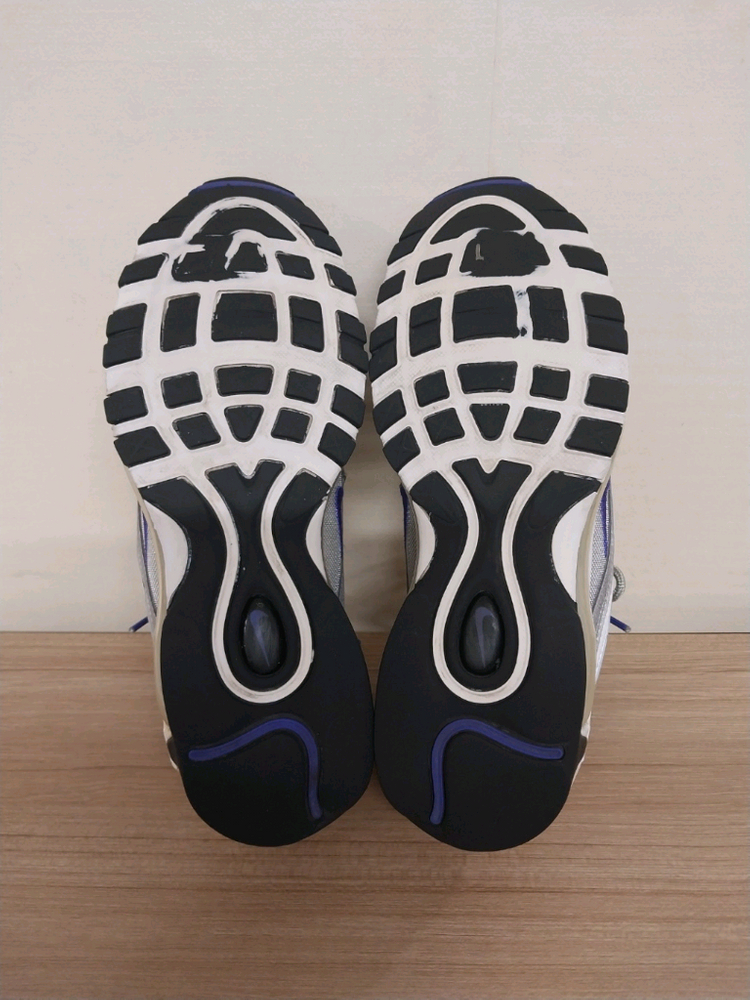 남성 나이키 에어맥스 97 메탈릭실버 페르시안 바이올렛 운동화 (260) 이미지