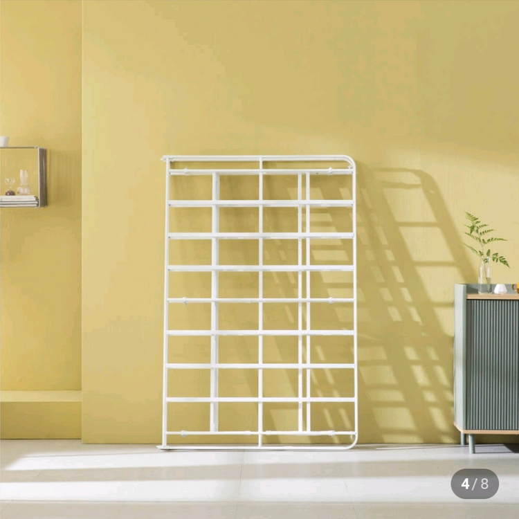 퀸 사이즈 침대 세트 (지누스 프레임 & 베스트슬립 매트리스) 이미지