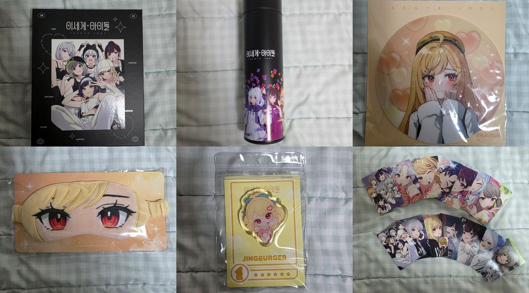 이세계아이돌 팝업봤 굿즈 + 이세계아이돌 응원봉 15만원 이미지