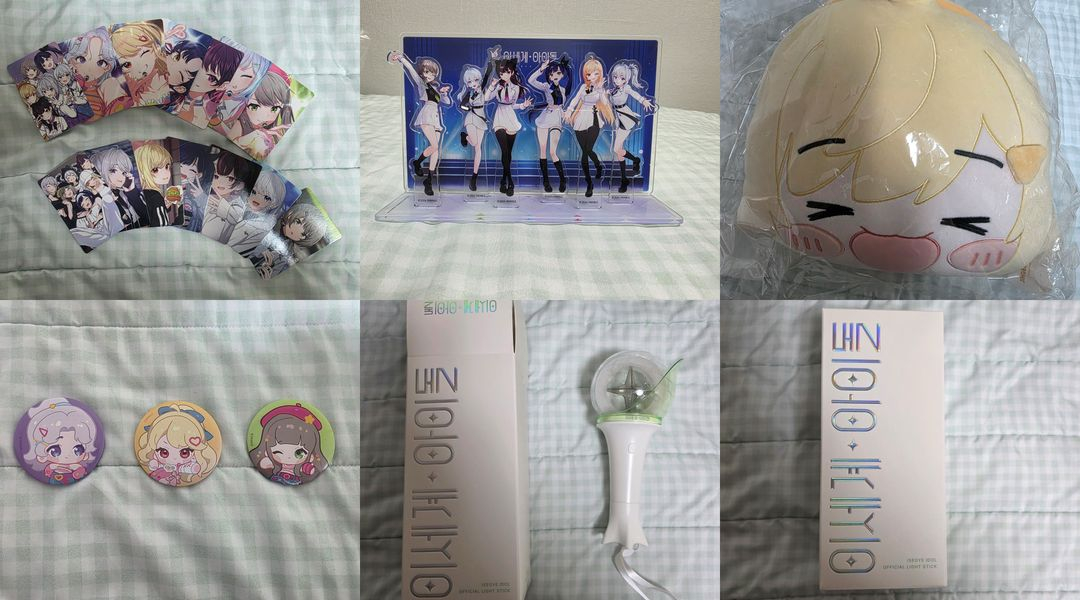 이세계아이돌 팝업봤 굿즈 + 이세계아이돌 응원봉 15만원 이미지