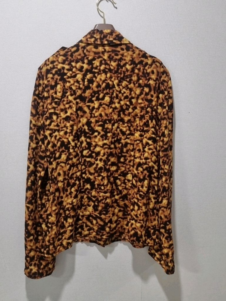 셀린느 레오파드 실크100 셔츠 블라우스 이미지