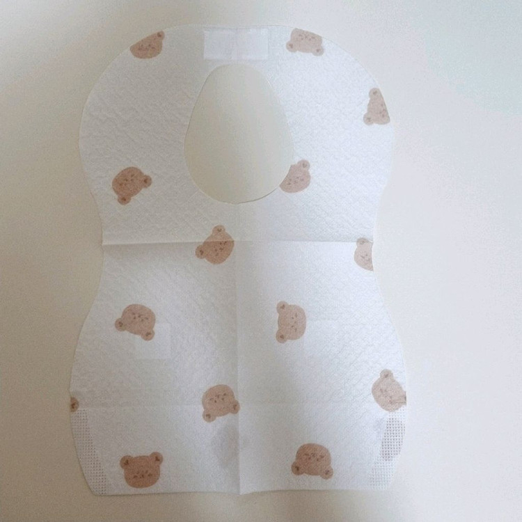 흡착식판 + 돗투돗 일회용턱받이 20매 이미지