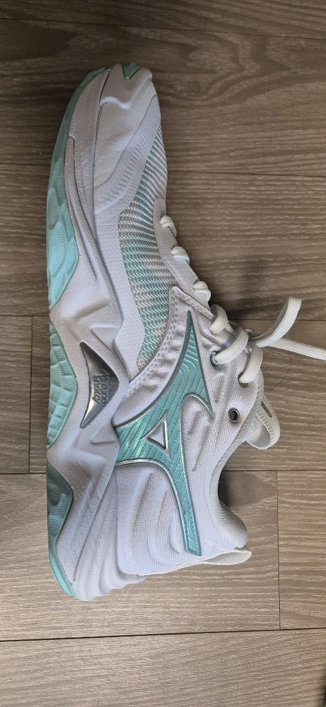 미즈노 배그민턴화 웨이브 모멘텀 엘리트 240. 블루틴티 이미지