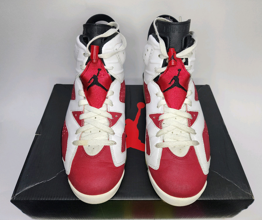 나이키 에어 조던 6 레트로 카마인 2014 모델입니다 275mm 이미지