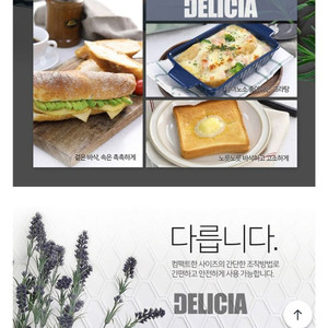 DELICIA 스팀 토스트 미니오븐 화이트 이미지