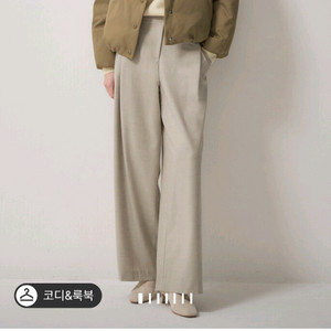 랑방 울 원턱 와이드팬츠 이미지