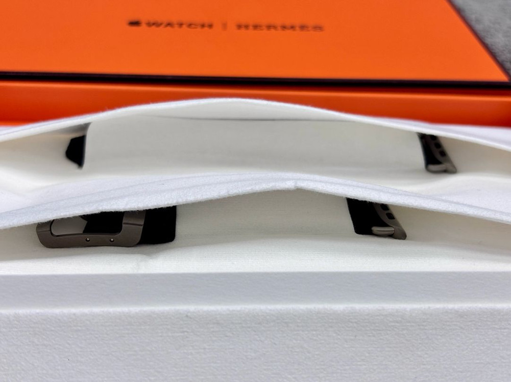 애플워치 에르메스 En Mer 스트랩 블루 뉘 이미지