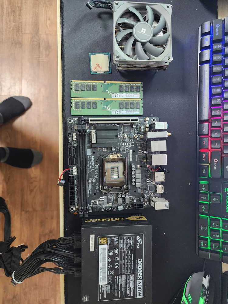 600W 파워서플라이 + 메인보드 세트(미니 PC용) 이미지