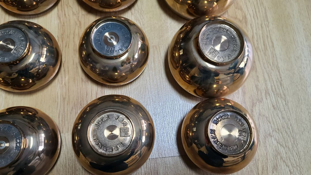 이봉주 방짜유기 놋그릇 반상기 이미지