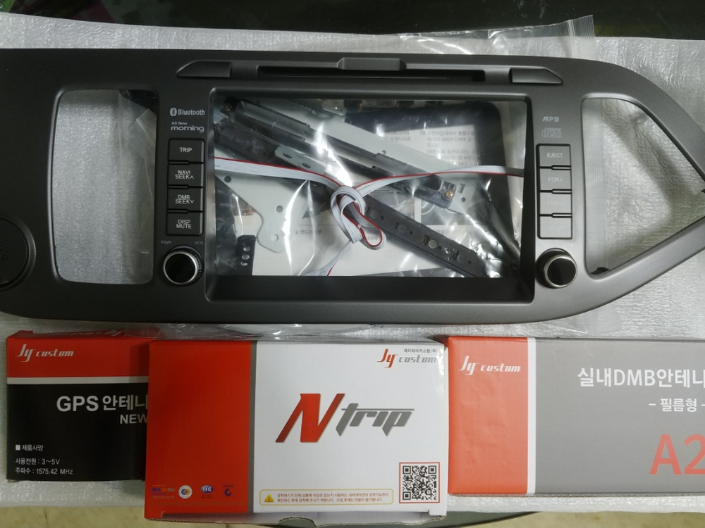 올뉴모닝,K3 네비트립 셋트 팝니다. 이미지