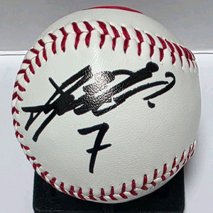 박찬호 두산 로고볼 싸인볼 이미지