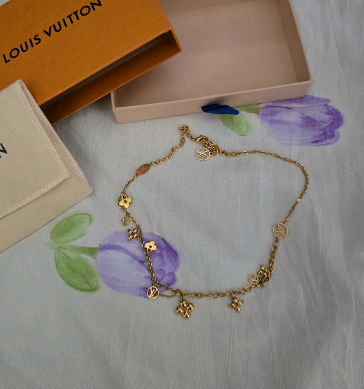 정품 루이비통 m64855 블루밍 서플 목걸이 이미지