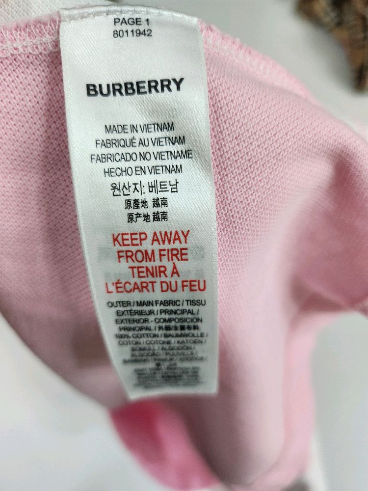 정품 버버리 키즈 원피스 10y 이미지