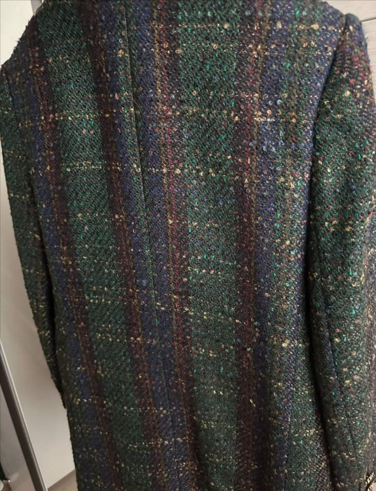 일본 빈티지 자켓 트위드자켓 노카라자켓 빈티지샵 그린자켓 미디자켓 빈티지옷 이미지